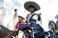 Sábado 12 de enero del 2018. Chiapa de Corzo. Durante la cabalgata en este medio día
