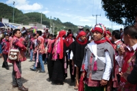 Domingo 9 de agosto del 2020. San Lorenzo Zinacantan. Los festejos ritualistas patronales de la comunidad tsotsil se continúan realizando en este municipio de Los Altos de Chiapas