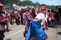 Domingo 9 de agosto del 2020. San Lorenzo Zinacantan. Los festejos ritualistas patronales de la comunidad tsotsil se continúan realizando en este municipio de Los Altos de Chiapas