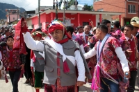 Domingo 9 de agosto del 2020. San Lorenzo Zinacantan. Los festejos ritualistas patronales de la comunidad tsotsil se continúan realizando en este municipio de Los Altos de Chiapas