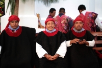 Domingo 9 de agosto del 2020. San Lorenzo Zinacantan. Los festejos ritualistas patronales de la comunidad tsotsil se continúan realizando en este municipio de Los Altos de Chiapas
