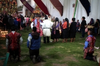 Domingo 9 de agosto del 2020. San Lorenzo Zinacantan. Los festejos ritualistas patronales de la comunidad tsotsil se continúan realizando en este municipio de Los Altos de Chiapas