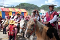 Domingo 9 de agosto del 2020. San Lorenzo Zinacantan. Los festejos ritualistas patronales de la comunidad tsotsil se continúan realizando en este municipio de Los Altos de Chiapas