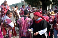 Domingo 9 de agosto del 2020. San Lorenzo Zinacantan. Los festejos ritualistas patronales de la comunidad tsotsil se continúan realizando en este municipio de Los Altos de Chiapas