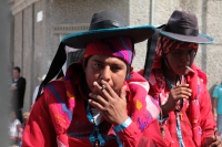 Viernes 19 de enero del 2018. Venustiano Carranza. Los Carrerantes de La San Bartolomé de los Llanos. Cabalgando y ataviados de rojo y cascabeles, los indí­genas recorren las calles entre las iglesias de San Sebastián y San Pedro