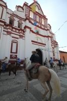 Lunes 12 de diciembre del 2016. Chiapa de Corzo. La cabalgata guadalupana en la Plaza de Armas