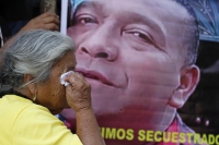 20211108. Tuxtla Guti�rrez. Protesta de los familiares de los desaparecidos del Grupo El Machete de Pantelho en el Congreso de Chiapas