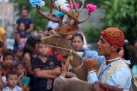 Domingo 11 de junio del 2017. Suchiapa. La Danza del Venado realiza sus preparativos en el barrio de San Francisco  para las celebraciones del Calalá que se realiza durante los días del Santísimo Sacramento o Corpus Christi en las comunidades de la depres