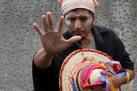 Martas 13 de junio del 2017. Suchiapa. El recorrido de la topada del Santísimo da inicio a las danzas del Calalá en las comunidades de esta localidad de la depresión central de Chiapas.