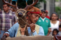 Domingo 11 de junio del 2017. Suchiapa. La Danza del Venado realiza sus preparativos en el barrio de San Francisco  para las celebraciones del Calalá que se realiza durante los días del Santísimo Sacramento o Corpus Christi en las comunidades de la depres