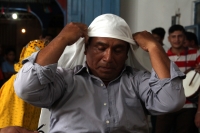Miércoles 14 de agosto del 2017. Chiapa de Corzo. Los danzantes del Calalá en la ribera del rio Grande guardan la costumbre del visitar el Cerro del Tigre o Diliñumbure donde los habitantes relatan la historia del lugar encantado donde aparecía un pequeño