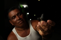 Miércoles 14 de agosto del 2017. Chiapa de Corzo. Los danzantes del Calalá en la ribera del rio Grande guardan la costumbre del visitar el Cerro del Tigre o Diliñumbure donde los habitantes relatan la historia del lugar encantado donde aparecía un pequeño