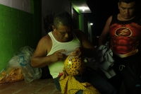 Miércoles 14 de agosto del 2017. Chiapa de Corzo. Los danzantes del Calalá en la ribera del rio Grande guardan la costumbre del visitar el Cerro del Tigre o Diliñumbure donde los habitantes relatan la historia del lugar encantado donde aparecía un pequeño