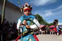 Domingo 16 de junio del 2019. Suchiapa. Los diferentes grupos de danzantes que conforman el Baile del Calalá se preparan  para participar durante las celebraciones patronales del Corpus