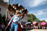 Domingo 16 de junio del 2019. Suchiapa. Los diferentes grupos de danzantes que conforman el Baile del Calalá se preparan  para participar durante las celebraciones patronales del Corpus