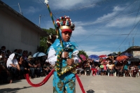 Domingo 16 de junio del 2019. Suchiapa. Los diferentes grupos de danzantes que conforman el Baile del Calalá se preparan  para participar durante las celebraciones patronales del Corpus