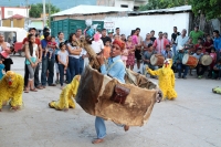 Domingo 16 de junio del 2019. Suchiapa. Los diferentes grupos de danzantes que conforman el Baile del Calalá se preparan  para participar durante las celebraciones patronales del Corpus