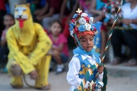 Domingo 16 de junio del 2019. Suchiapa. Los diferentes grupos de danzantes que conforman el Baile del Calalá se preparan  para participar durante las celebraciones patronales del Corpus