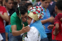 Junio del 2017. Suchiapa. La Danza del Venado realiza sus preparativos para las celebraciones del Calalá que se realiza durante los días del Santísimo Sacramento o Corpus Christi en las comunidades de la depresión central de Chiapas.