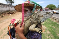 Miércoles 22 de junio.  (20 fotos). El jueves de Corpus se viste de colores y de festividad en la comunidad de Suchiapa, cuando sucede el punto culminante de las celebraciones tradicionales del Calalá o Danza del Venado y del Tigre el cual representa part