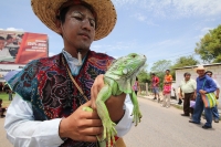 Miércoles 22 de junio.  (20 fotos). El jueves de Corpus se viste de colores y de festividad en la comunidad de Suchiapa, cuando sucede el punto culminante de las celebraciones tradicionales del Calalá o Danza del Venado y del Tigre el cual representa part