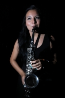 Miércoles 16 de octubre del 2013. Tuxtla Gutiérrez. Los miembros de la Camerata y Banda Sinfónica de la Unicach durante el concierto inaugural del Festival Internacional de Música Paax Fest Chiapas 2013.