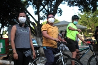 Domingo 2 de agosto del 2020. Tuxtla Gutiérrez. Los primeros deportistas llegan al parque Recreativo Caña Hueca en el primer día de actividades durante la pandemia del #Covid, esta mañana en capital del estado de #Chiapas