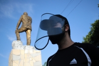 Domingo 2 de agosto del 2020. Tuxtla Gutiérrez. Los primeros deportistas llegan al parque Recreativo Caña Hueca en el primer día de actividades durante la pandemia del #Covid, esta mañana en capital del estado de #Chiapas