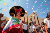 Viernes 2 de febrero del 2018. Tuxtla Gutiérrez. El conjunto de danzas Zoques durante las celebraciones de La Candelaria en la parroquia de Copoya.