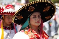 Viernes 1 de febrero el 2109. San Fernando. El baile de Yomo Etze es realizado durante el recorrido de Las Candelarias  en las sinuosas calles al inicio de los festejos del segundo mes de año