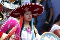 Viernes 1 de febrero el 2109. San Fernando. El baile de Yomo Etze es realizado durante el recorrido de Las Candelarias  en las sinuosas calles al inicio de los festejos del segundo mes de año