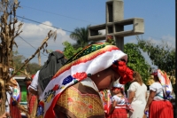 Sábado 2 de febrero del 2018. Tuxtla Gutiérrez. Los bailes de la Virgen de Candelaria son realizados este medio día por los miembros de la comunidad Zoque en la Parroquia de Copoya