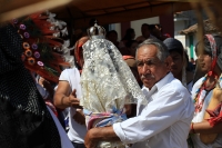 Sábado 2 de febrero del 2018. Tuxtla Gutiérrez. Los bailes de la Virgen de Candelaria son realizados este medio día por los miembros de la comunidad Zoque en la Parroquia de Copoya