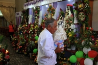 Sábado 2 de febrero del 2018. Tuxtla Gutiérrez. Los bailes de la Virgen de Candelaria son realizados este medio día por los miembros de la comunidad Zoque en la Parroquia de Copoya