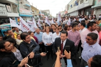 Lunes 28 de enero del 2018. Tuxtla Gutiérrez. Los aspirantes a los cargos de representación popular se inscriben este medio dí­a en las instalaciones del Partido Morena