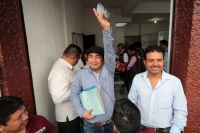 Lunes 28 de enero del 2018. Tuxtla Gutiérrez. Los aspirantes a los cargos de representación popular se inscriben este medio dí­a en las instalaciones del Partido Morena