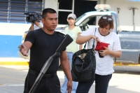 Martes 26 de julio. Familiares de migrantes en transito hacia los EEUU y de desaparecidos centroamericanos marchan entre la frontera entre las ciudad Gautemalteca Tecum Uman y Ciudad Hidalgo del municipio de Tapachula, Chiapas en la Caravana Paso a Paso p