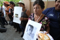 Martes 26 de julio. Familiares de migrantes en transito hacia los EEUU y de desaparecidos centroamericanos marchan entre la frontera entre las ciudad Gautemalteca Tecum Uman y Ciudad Hidalgo del municipio de Tapachula, Chiapas en la Caravana Paso a Paso p
