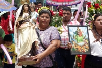 Domingo 17 de julio del 2017. Chiapa de Corzo. El colorido y musicalidad del pueblo chiapacorceño acompaña las procesiones de la Virgen del Carmen hacia los barrios tradicionales de esta comunidad de la ribera del Rio Grijalva.
