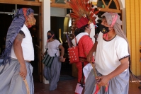 20210214. Tuxtla G. Carnaval Zoque Tuxtleco Los integrantes de la comunidad Zoque adecuan las danzas tradicionales para las celebraciones de Carnaval en la capital del estado de #Chiapas.