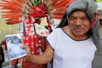 Sábado 25 de febrero del 2017. Tuxtla Gutiérrez. Los danzantes de la comunidad de la etnia Zoque recorren las calles de la capital de Chiapas donde bailan la Danza de la Pluma de la Guacamaya o Carnaval