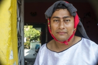 Sábado 2 de marzo del 2019. Tuxtla Gutiérrez. Los danzantes tradicionales de la Comunidad Zoque realizan el recorrido ritual los diferentes bailes correspondientes al Carnaval en el lado poniente norte de la ciudad.