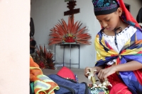 Sábado 2 de marzo del 2019. Tuxtla Gutiérrez. Los danzantes tradicionales de la Comunidad Zoque realizan el recorrido ritual los diferentes bailes correspondientes al Carnaval en el lado poniente norte de la ciudad.