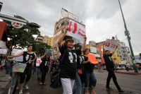 Lunes 10 de agosto del 2015. Tuxtla Gutiérrez. Jóvenes chiapanecos marchan esta tarde hacia el centro de la ciudad en contra del asesinato de mujeres en México, protesta derivada de la cercanÃa con las vÃctimas de la Col. Narvarte en la ciudad de México Lunes 10 de agosto del 2015. Tuxtla Gutiérrez. Jóvenes chiapanecos marchan esta tarde hacia el centro de la ciudad en contra del asesinato de mujeres en México, protesta derivada de la cercanÃa con las vÃctimas de la Col. Narvarte en la ciudad de México