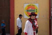 Domingo 24 de junio del 2018. Tuxtla Gutiérrez. El Carrerante de palo.  Los Carrerantes recorren las calles de la Antigua San Bartolomé de los Llanos cabalgando por las diferentes calles que comunican  las iglesias de San Pedro y San Sebastián en varia