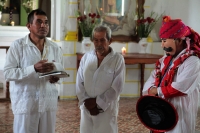 Domingo 24 de junio del 2018. Tuxtla Gutiérrez. El Carrerante de palo.  Los Carrerantes recorren las calles de la Antigua San Bartolomé de los Llanos cabalgando por las diferentes calles que comunican  las iglesias de San Pedro y San Sebastián en varia