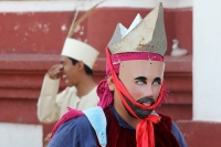 Miércoles 5 de abril del 2017. Chiapa de Corzo. Los jóvenes chiapanecas realizan una pintoresca representación de la lucha de la conquista entre los pueblos de la ribera del Grijalva donde los indígenas atacan a las huestes españolas, esta representación 