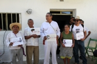 Noviembre 19 de noviembre del 2017. Tuxtla Gutiérrez. Los músicos Zoques de Chiapas se reúnen durante el encuentro de tamboreros y piteros para celebrar la continuidad de las costumbres dentro de esta comunidad indí­gena de Chiapas.