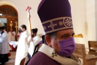 20210217. Tuxtla G. Durante el Mi�rcoles de Ceniza, el arzobispo Fabio Mart�nez hace un llamado a seguir con las medidas de seguridad por la pandemia del Covid