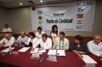 Lunes 5 de marzo del 2012. Pacto de civilidad electoral.